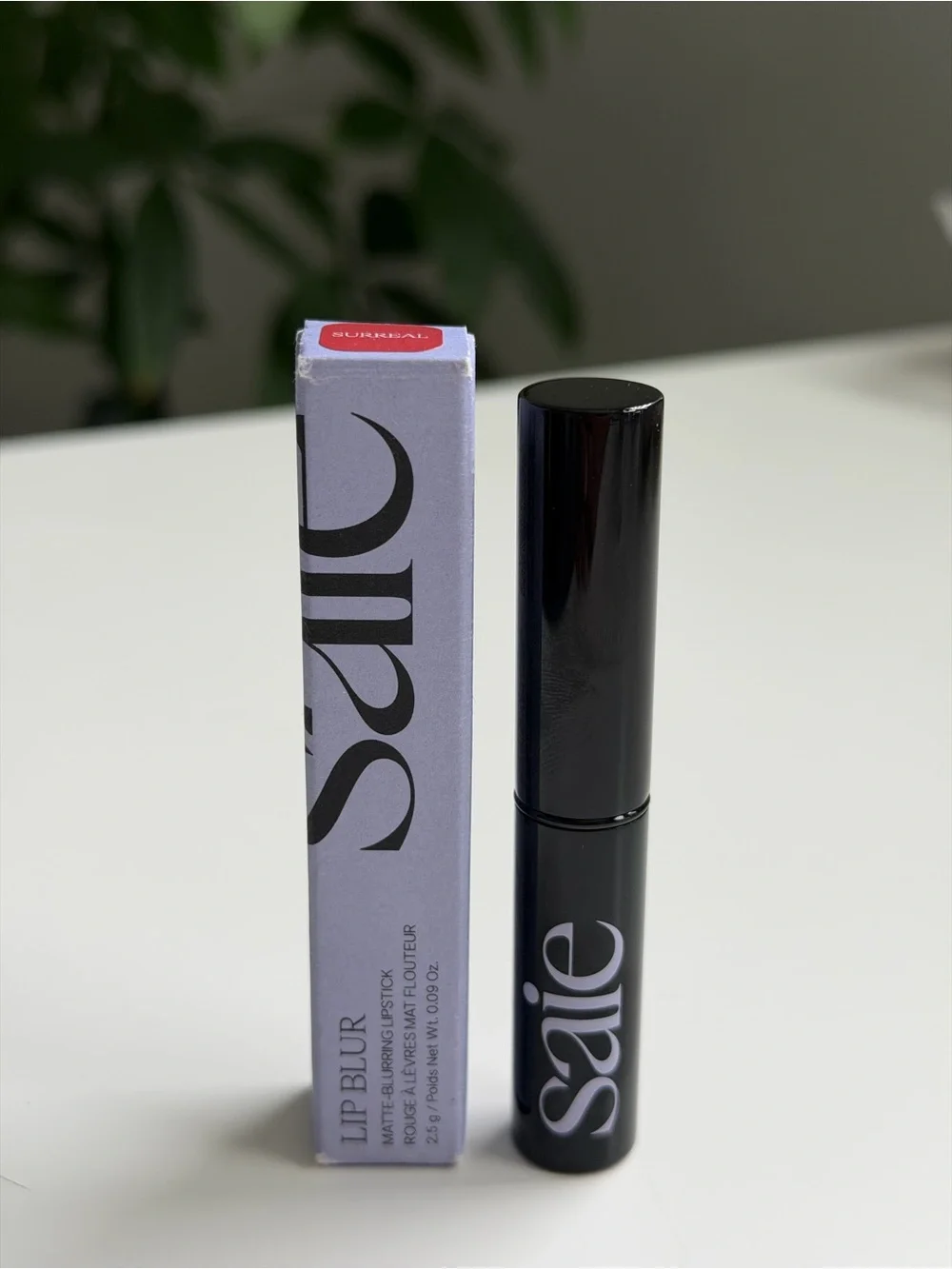 Saie Lip Blur Matte-Blurring Lipstick Surreal NIB 0.09 oz
